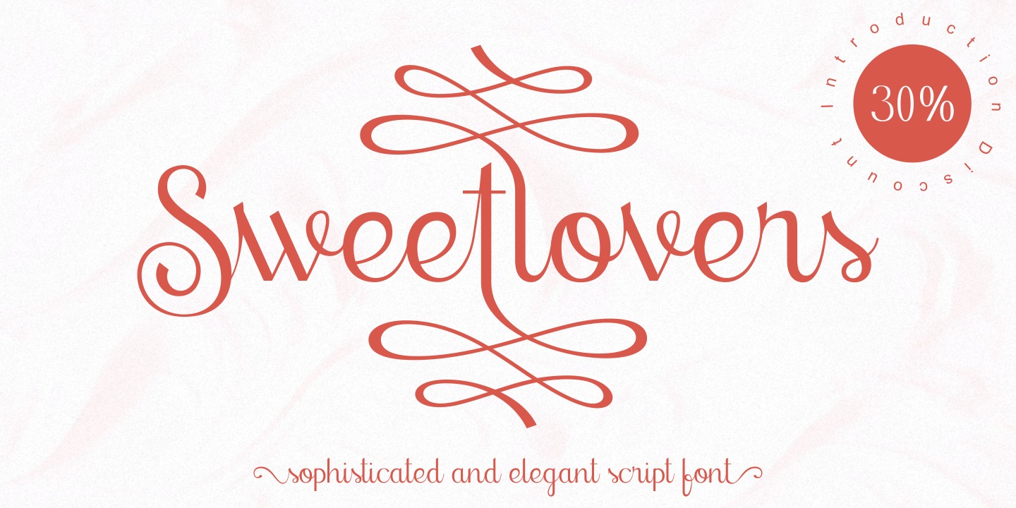 Sweetlovers Regular Font preview